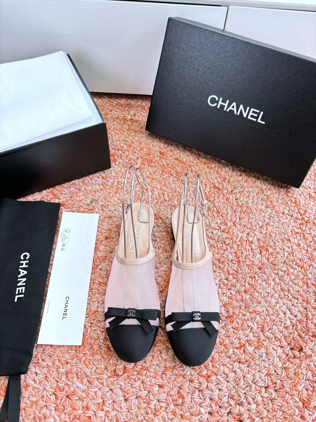 P厂价320🌾G299所见即所得CHANE*｜小香26C新品网纱双C蝴蝶结拖鞋凉鞋当小香经典符号邂逅26