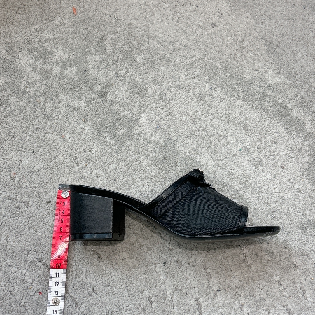 P厂价310🌾G299所见即所得CHANE*｜小香26C新品网纱双C蝴蝶结拖鞋当小香经典符号邂逅26C夏