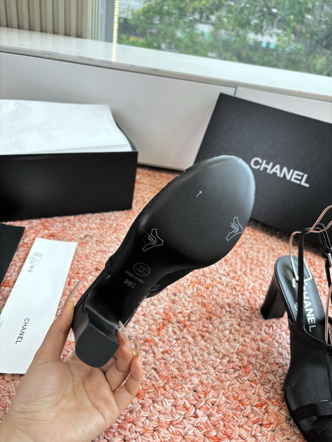 P厂价330🌾G299所见即所得CHANE*｜小香26C新品网纱双C蝴蝶结拖鞋凉鞋当小香经典符号邂逅26