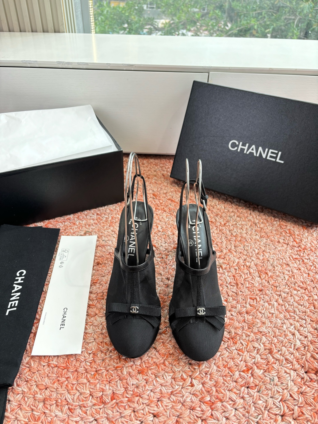 P厂价330🌾G299所见即所得CHANE*｜小香26C新品网纱双C蝴蝶结拖鞋凉鞋当小香经典符号邂逅26