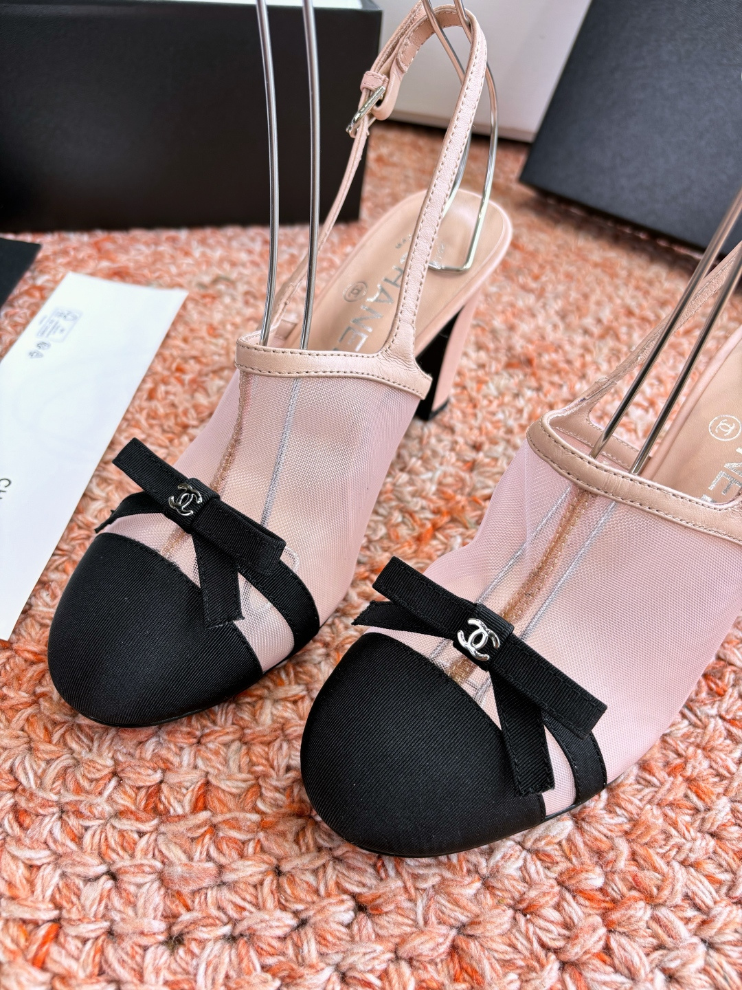 P厂价330🌾G299所见即所得CHANE*｜小香26C新品网纱双C蝴蝶结拖鞋凉鞋当小香经典符号邂逅26