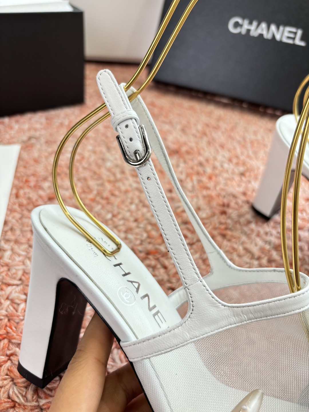 P厂价330🌾G299所见即所得CHANE*｜小香26C新品网纱双C蝴蝶结拖鞋凉鞋当小香经典符号邂逅26