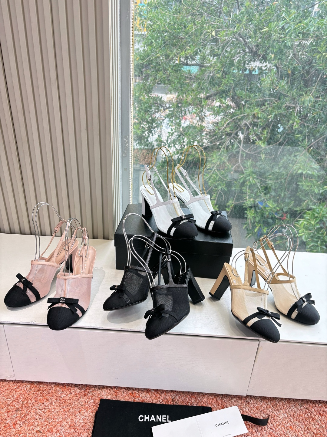 P厂价330🌾G299所见即所得CHANE*｜小香26C新品网纱双C蝴蝶结拖鞋凉鞋当小香经典符号邂逅26