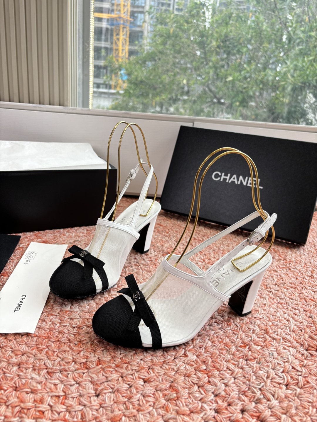 P厂价330🌾G299所见即所得CHANE*｜小香26C新品网纱双C蝴蝶结拖鞋凉鞋当小香经典符号邂逅26