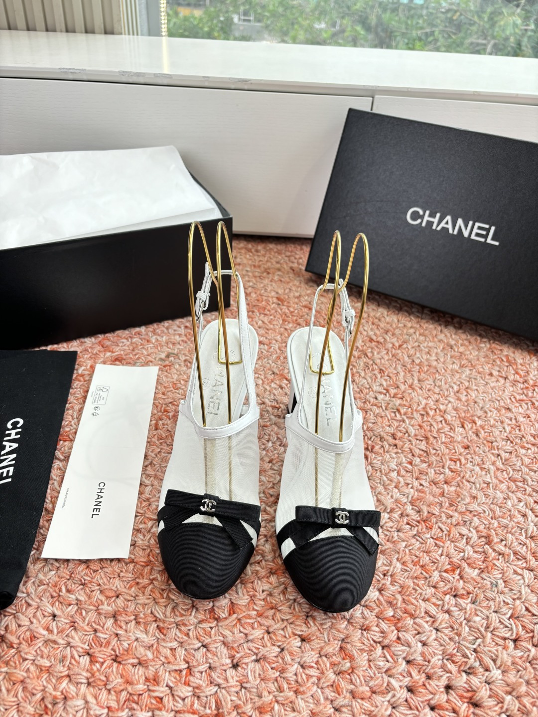 P厂价330🌾G299所见即所得CHANE*｜小香26C新品网纱双C蝴蝶结拖鞋凉鞋当小香经典符号邂逅26