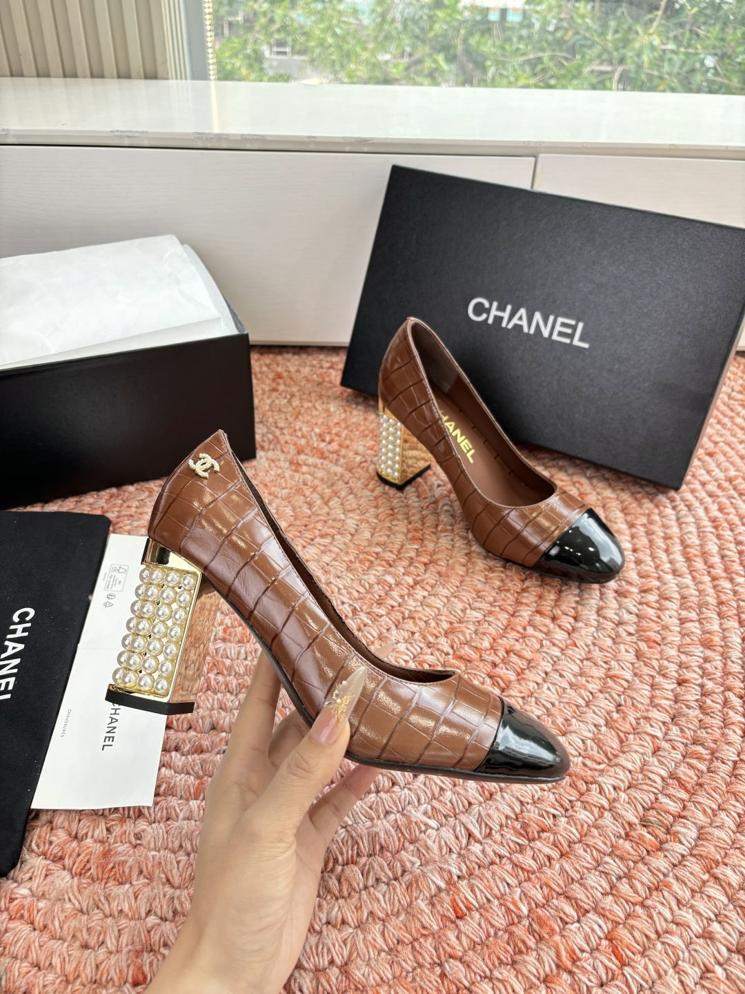 🌾G170所见即所得代购级CHANE*2026香奈儿早春爆品编织玛丽珍包头单鞋凉鞋妥妥的自留款！！比经典