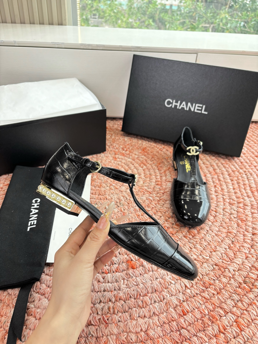 🌾G170所见即所得代购级CHANE*2026香奈儿早春爆品编织玛丽珍包头单鞋凉鞋妥妥的自留款！！比经典