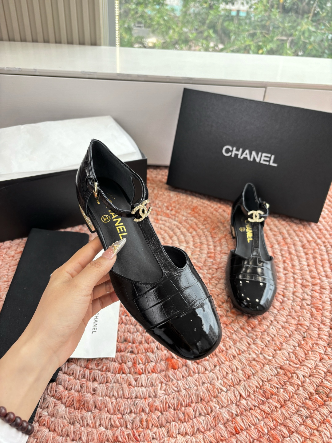 🌾G170所见即所得代购级CHANE*2026香奈儿早春爆品编织玛丽珍包头单鞋凉鞋妥妥的自留款！！比经典