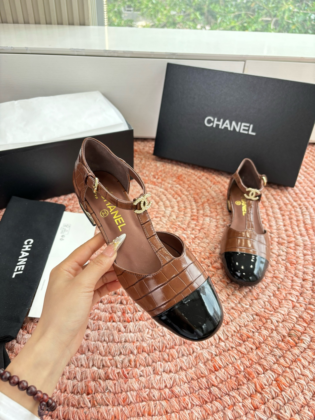 🌾G170所见即所得代购级CHANE*2026香奈儿早春爆品编织玛丽珍包头单鞋凉鞋妥妥的自留款！！比经典