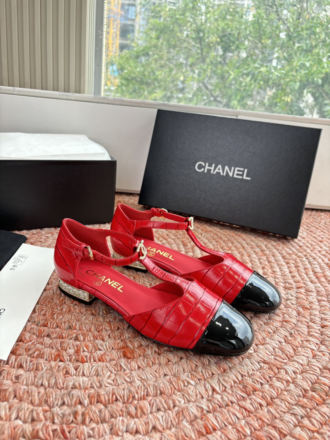 🌾G170所见即所得代购级CHANE*2026香奈儿早春爆品编织玛丽珍包头单鞋凉鞋妥妥的自留款！！比经典