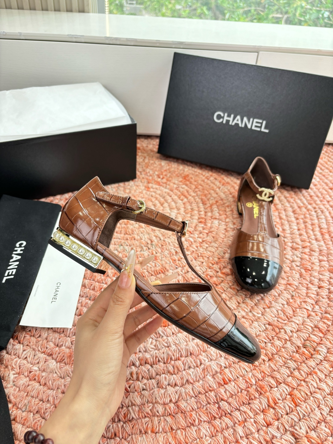 🌾G170所见即所得代购级CHANE*2026香奈儿早春爆品编织玛丽珍包头单鞋凉鞋妥妥的自留款！！比经典