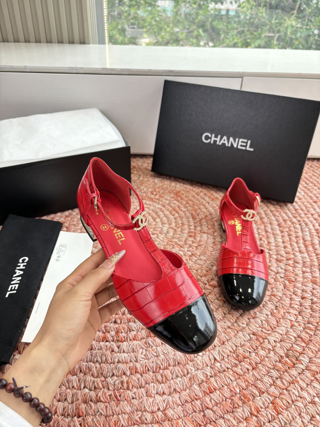 🌾G170所见即所得代购级CHANE*2026香奈儿早春爆品编织玛丽珍包头单鞋凉鞋妥妥的自留款！！比经典