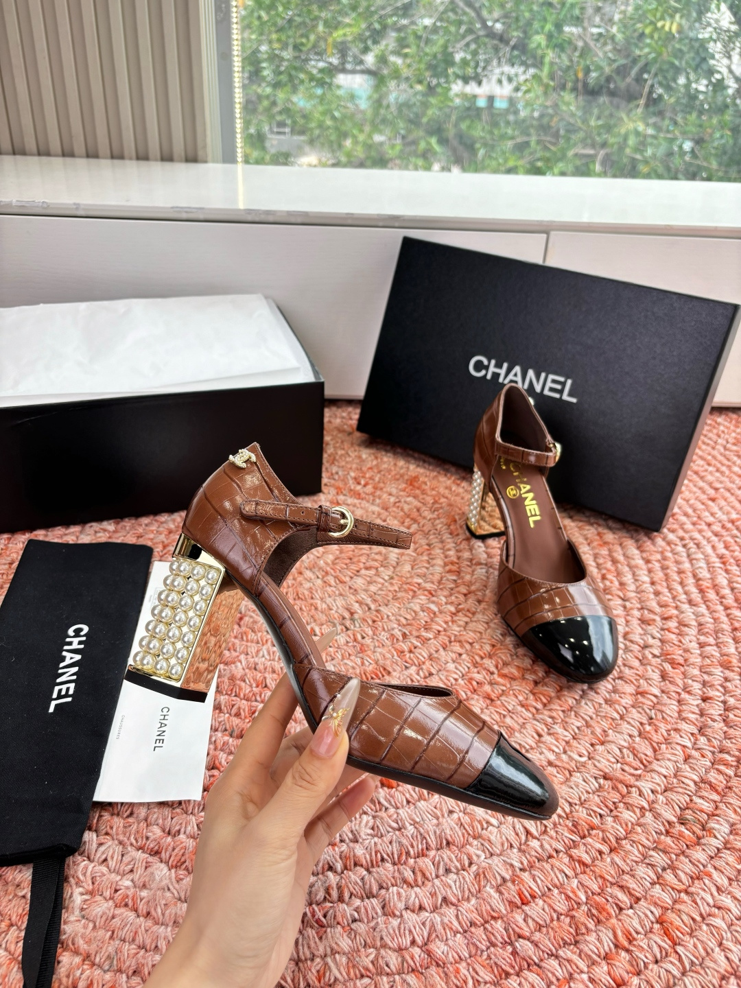 🌾G170所见即所得代购级CHANE*2026香奈儿早春爆品编织玛丽珍包头单鞋凉鞋妥妥的自留款！！比经典