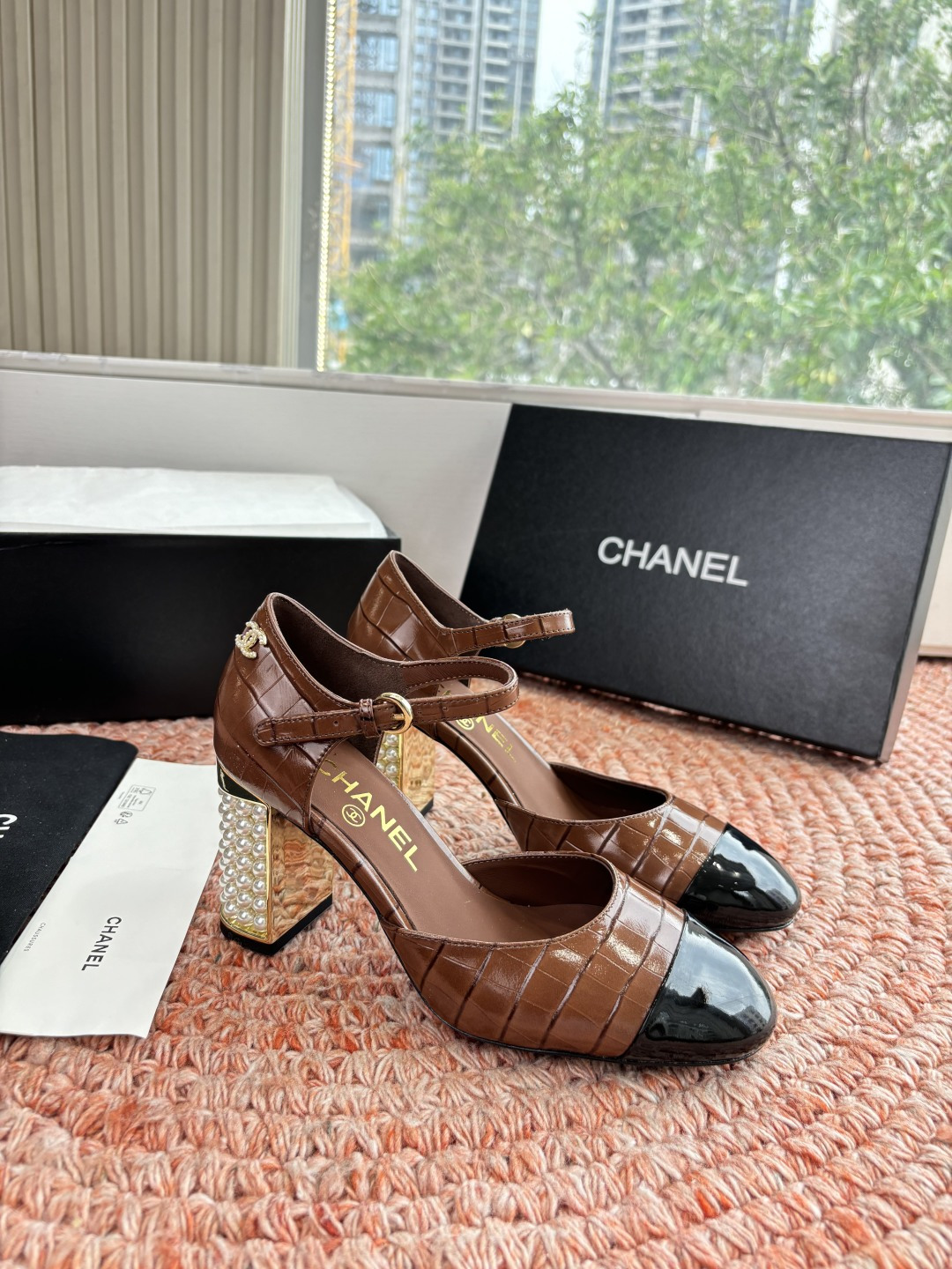 🌾G170所见即所得代购级CHANE*2026香奈儿早春爆品编织玛丽珍包头单鞋凉鞋妥妥的自留款！！比经典