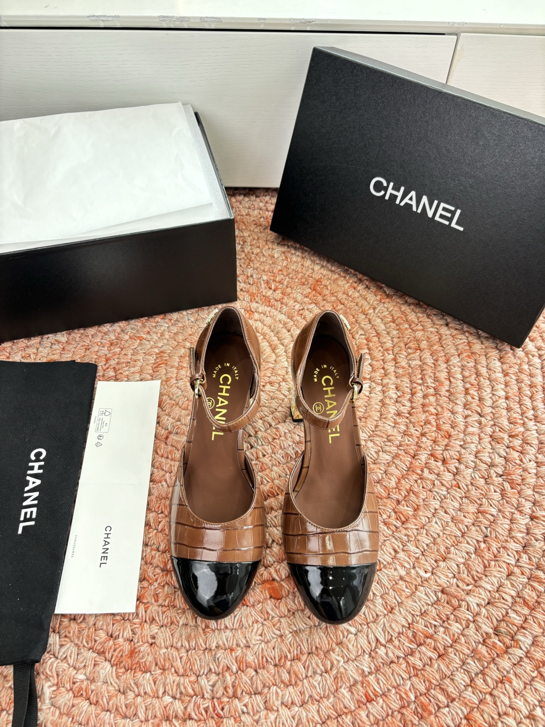 🌾G170所见即所得代购级CHANE*2026香奈儿早春爆品编织玛丽珍包头单鞋凉鞋妥妥的自留款！！比经典