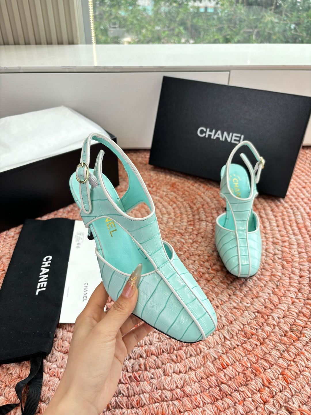 🌾G170所见即所得代购级CHANE*2026香奈儿早春爆品编织玛丽珍包头单鞋凉鞋妥妥的自留款！！比经典