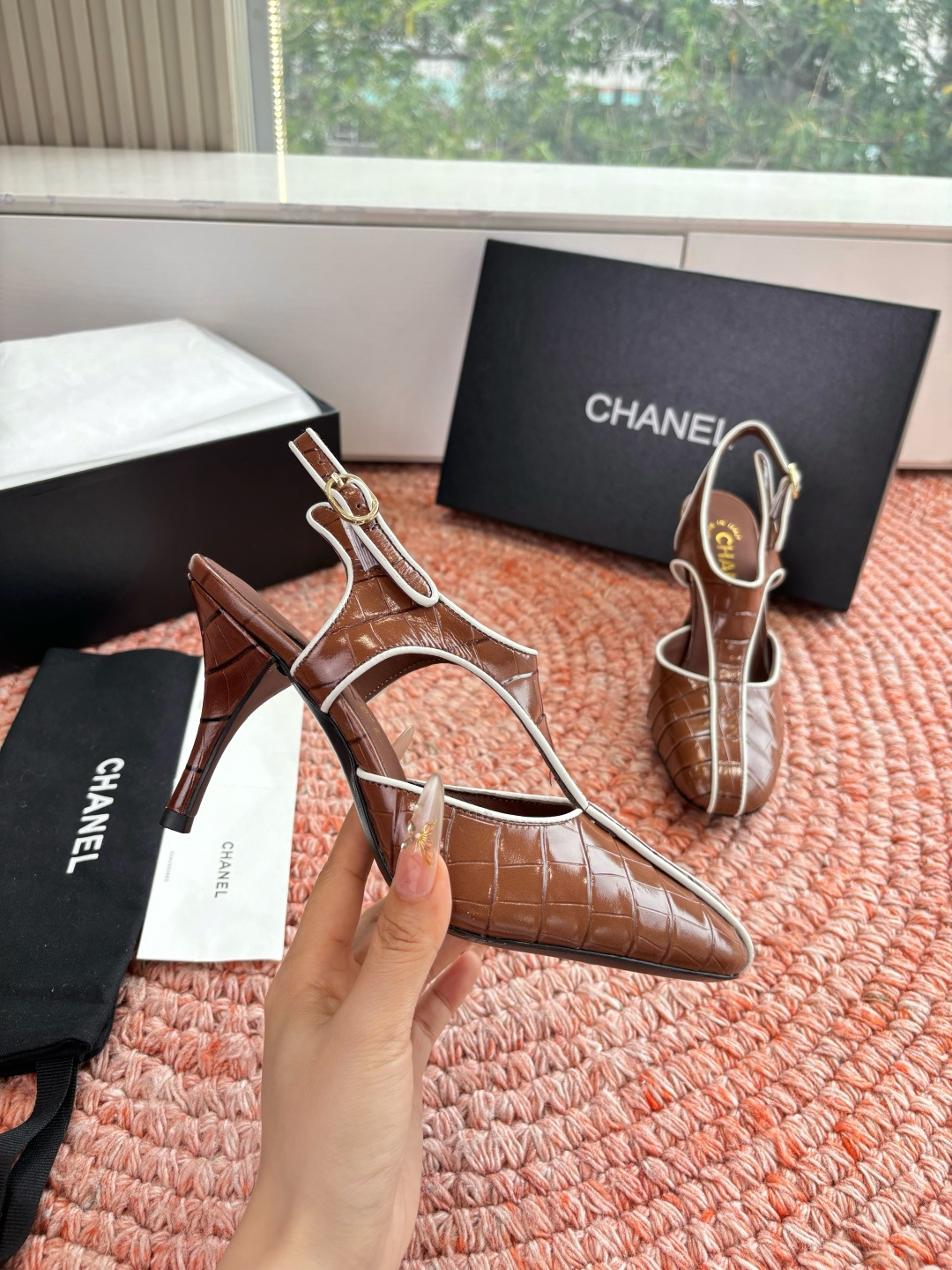 🌾G170所见即所得代购级CHANE*2026香奈儿早春爆品编织玛丽珍包头单鞋凉鞋妥妥的自留款！！比经典