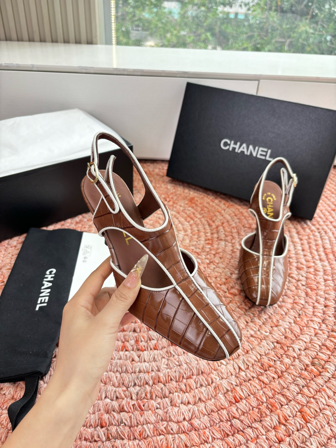 🌾G170所见即所得代购级CHANE*2026香奈儿早春爆品编织玛丽珍包头单鞋凉鞋妥妥的自留款！！比经典