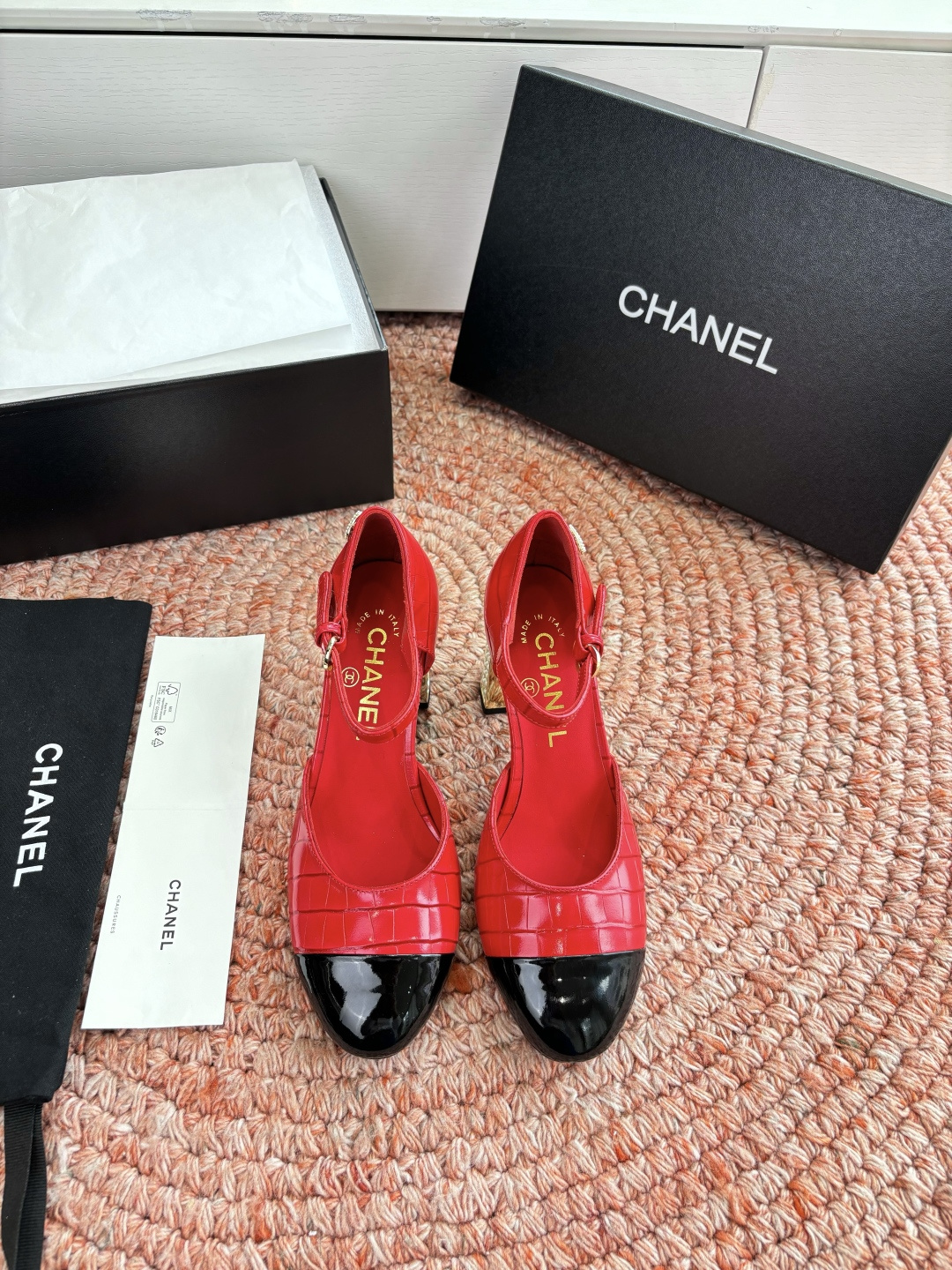 🌾G170所见即所得代购级CHANE*2026香奈儿早春爆品编织玛丽珍包头单鞋凉鞋妥妥的自留款！！比经典