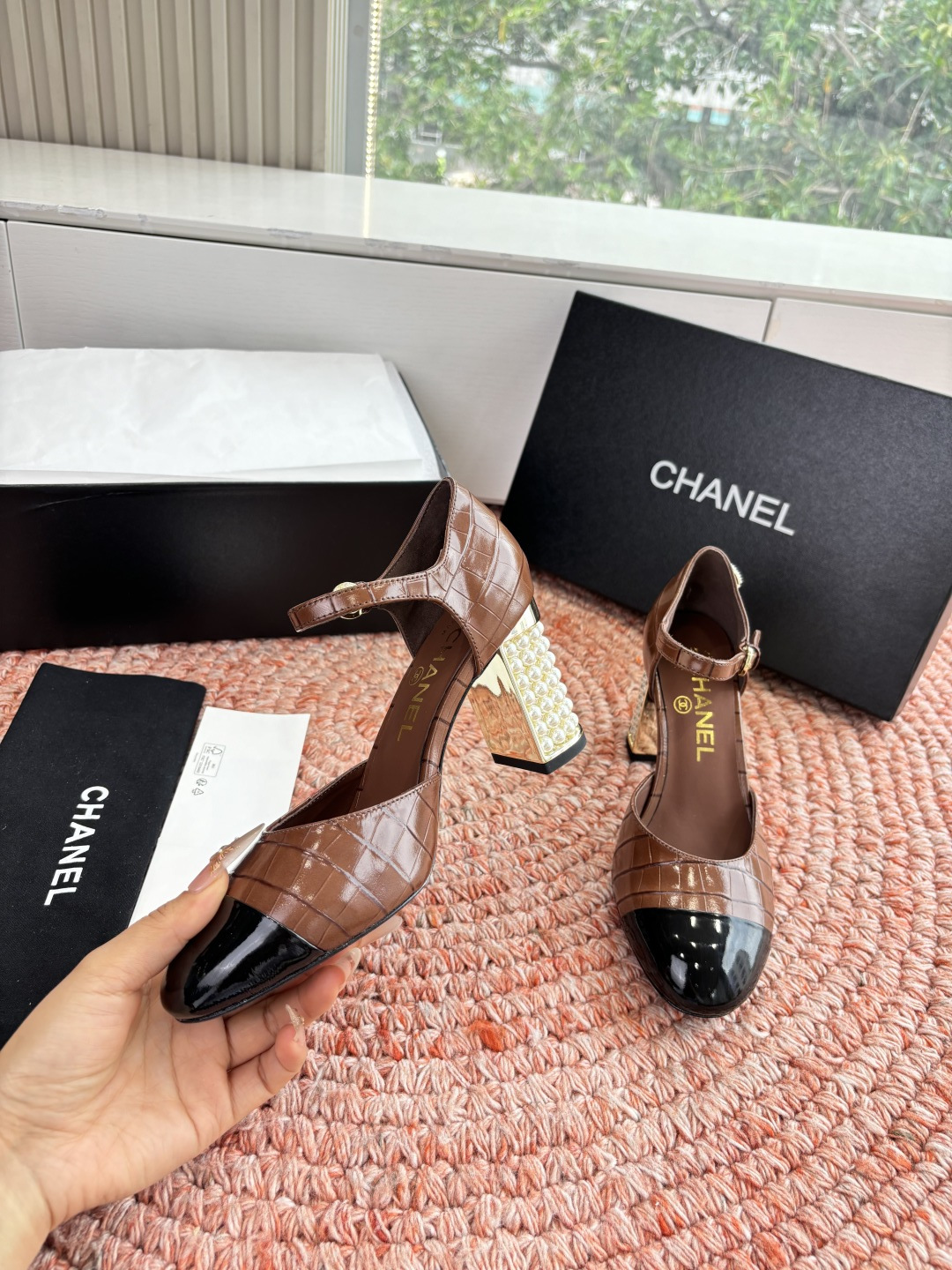 🌾G170所见即所得代购级CHANE*2026香奈儿早春爆品编织玛丽珍包头单鞋凉鞋妥妥的自留款！！比经典