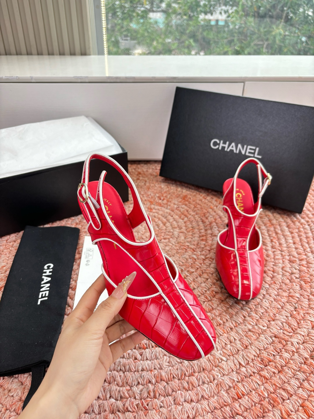 🌾G170所见即所得代购级CHANE*2026香奈儿早春爆品编织玛丽珍包头单鞋凉鞋妥妥的自留款！！比经典
