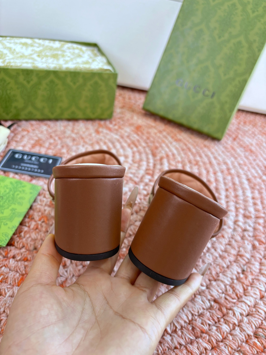 🌾G678所见即所得代购级别顶级版本 GUCCI古驰女士厚底拖鞋包头穆勒鞋拖鞋火爆全网100周年秀场大爆