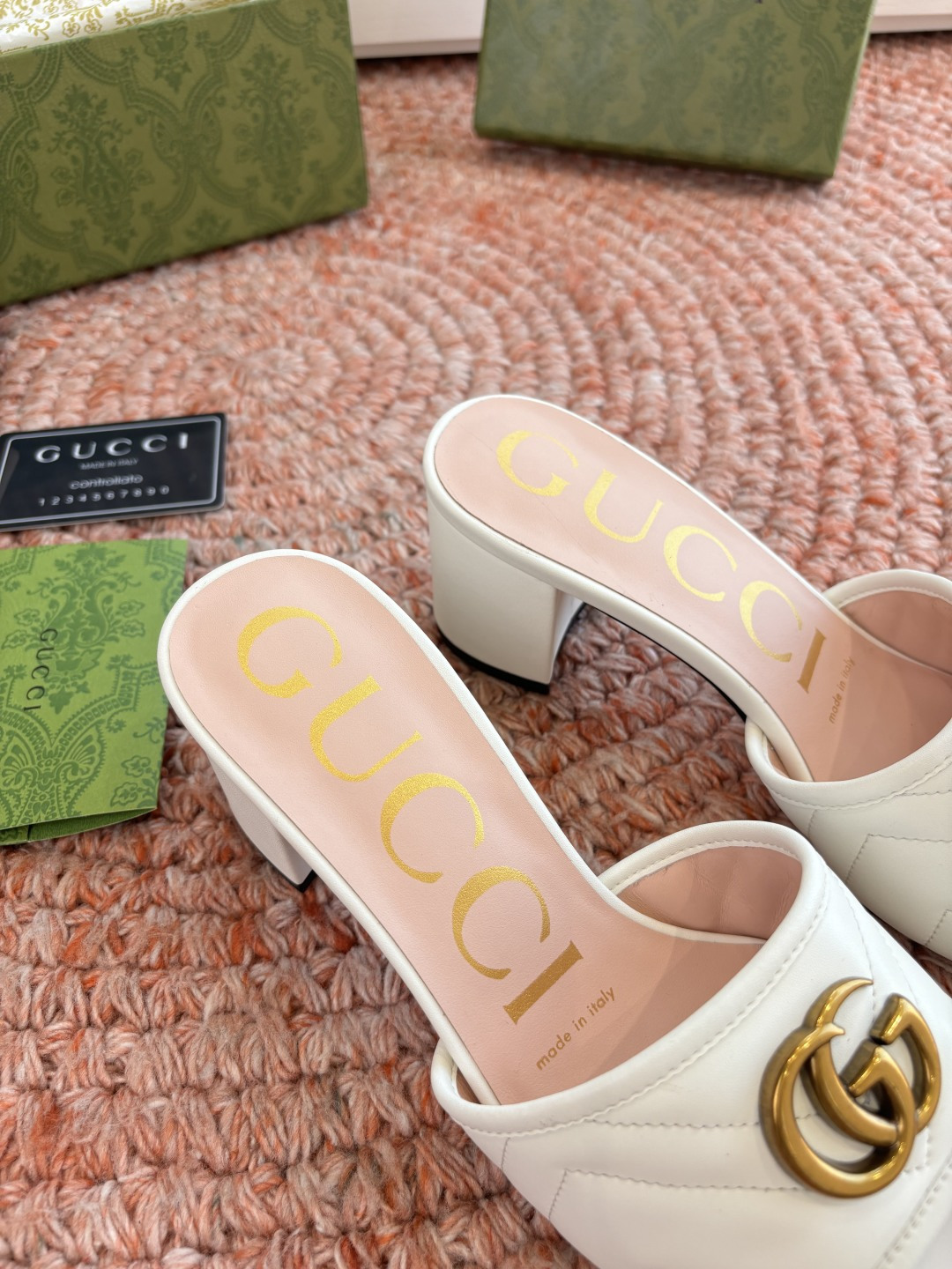 🌾G678所见即所得代购级别顶级版本 GUCCI古驰女士厚底拖鞋包头穆勒鞋拖鞋火爆全网100周年秀场大爆