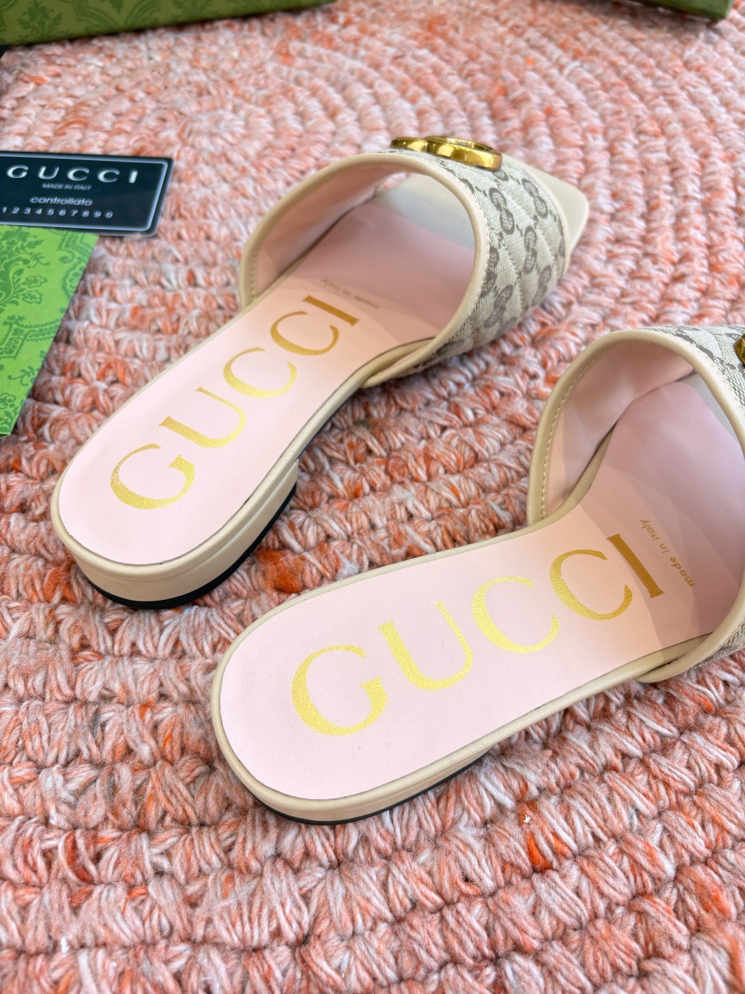 🌾G678所见即所得代购级别顶级版本 GUCCI古驰女士厚底拖鞋包头穆勒鞋拖鞋火爆全网100周年秀场大爆