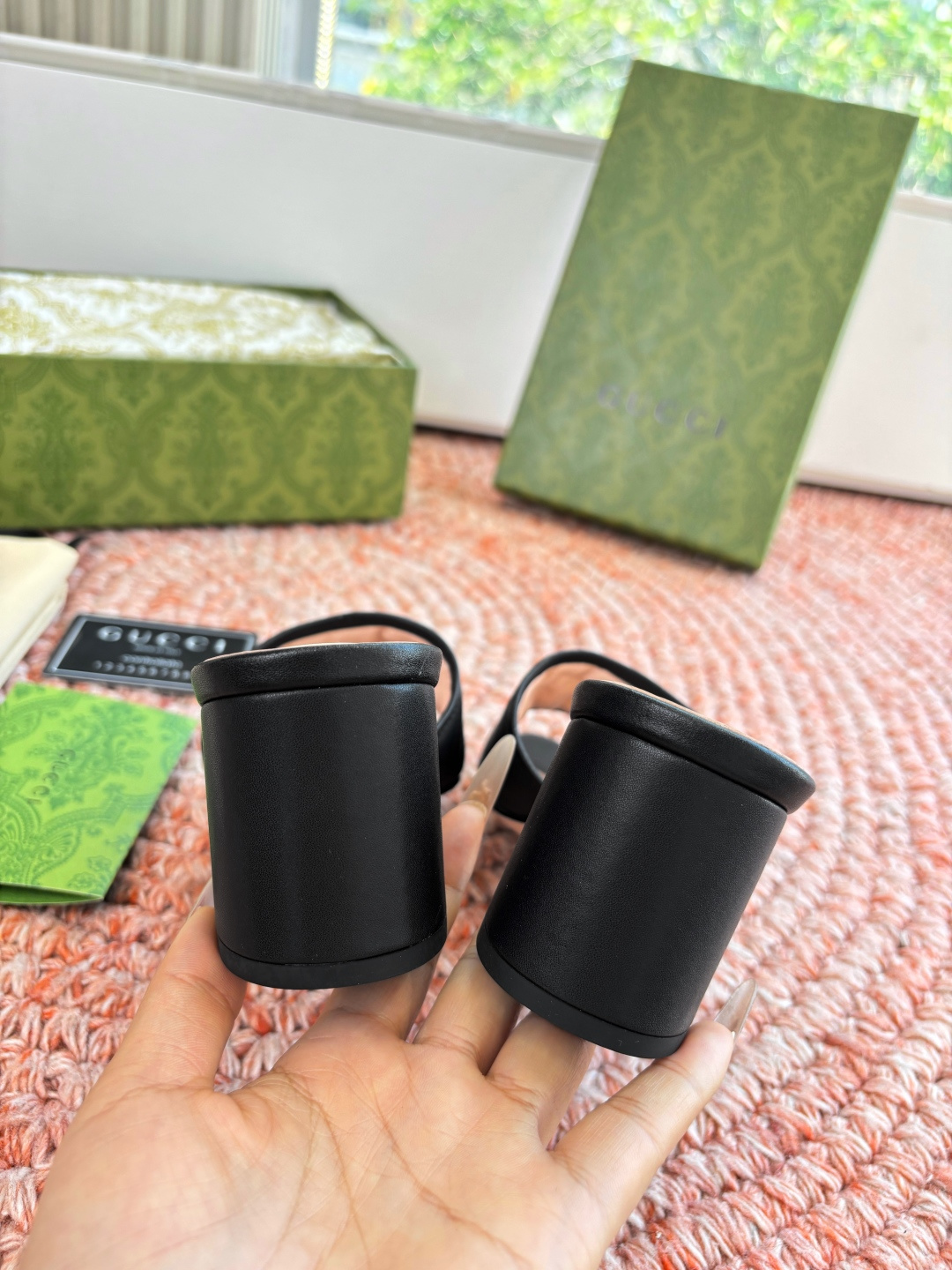 🌾G678所见即所得代购级别顶级版本 GUCCI古驰女士厚底拖鞋包头穆勒鞋拖鞋火爆全网100周年秀场大爆