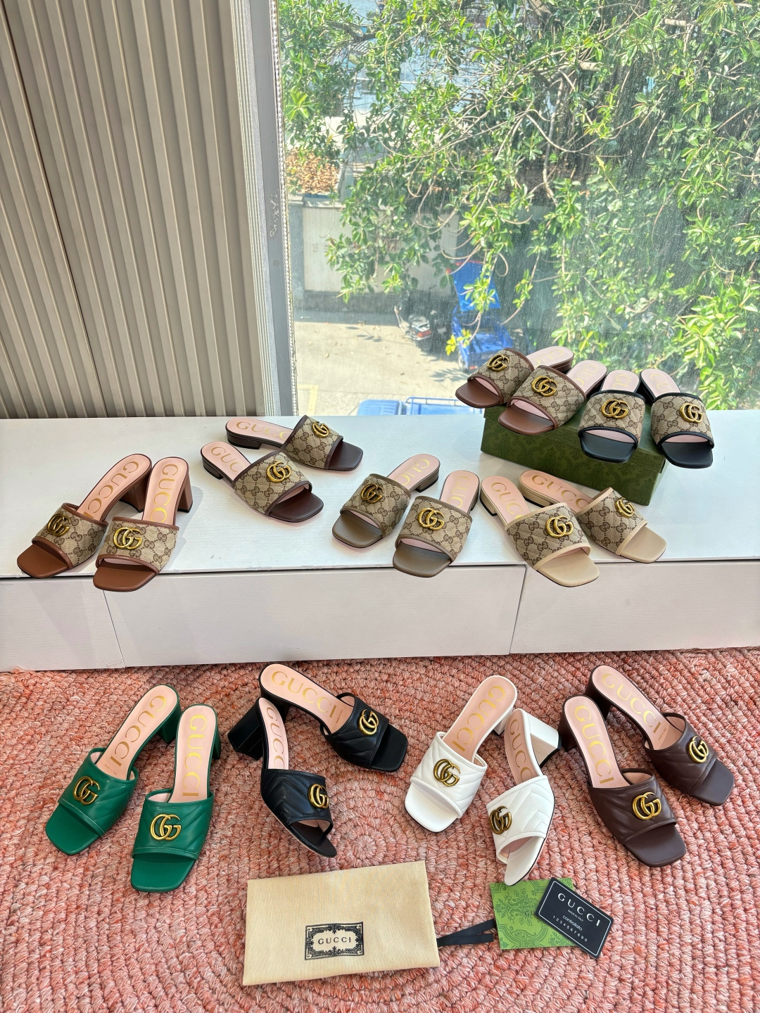 🌾G678所见即所得代购级别顶级版本 GUCCI古驰女士厚底拖鞋包头穆勒鞋拖鞋火爆全网100周年秀场大爆