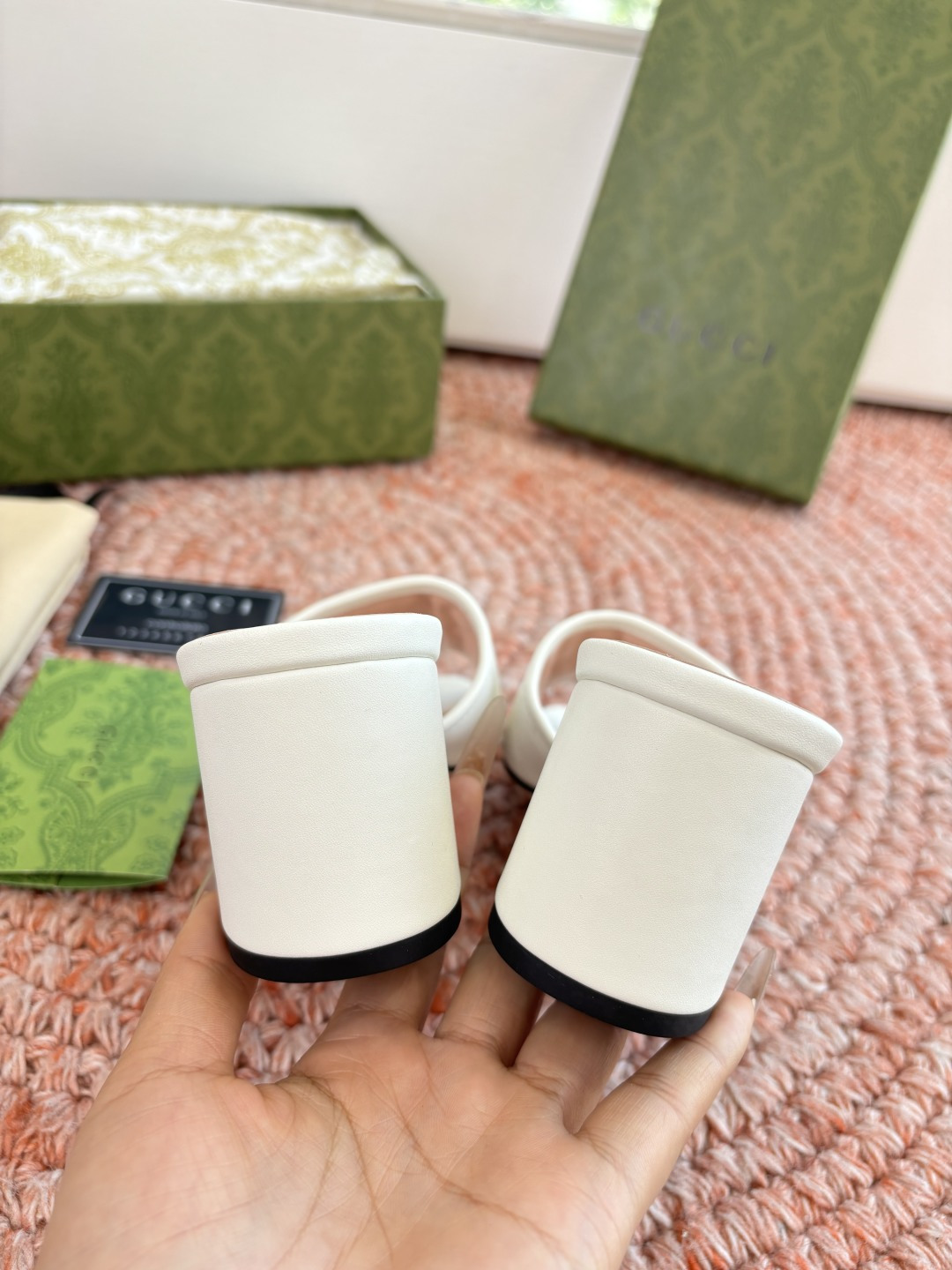 🌾G678所见即所得代购级别顶级版本 GUCCI古驰女士厚底拖鞋包头穆勒鞋拖鞋火爆全网100周年秀场大爆