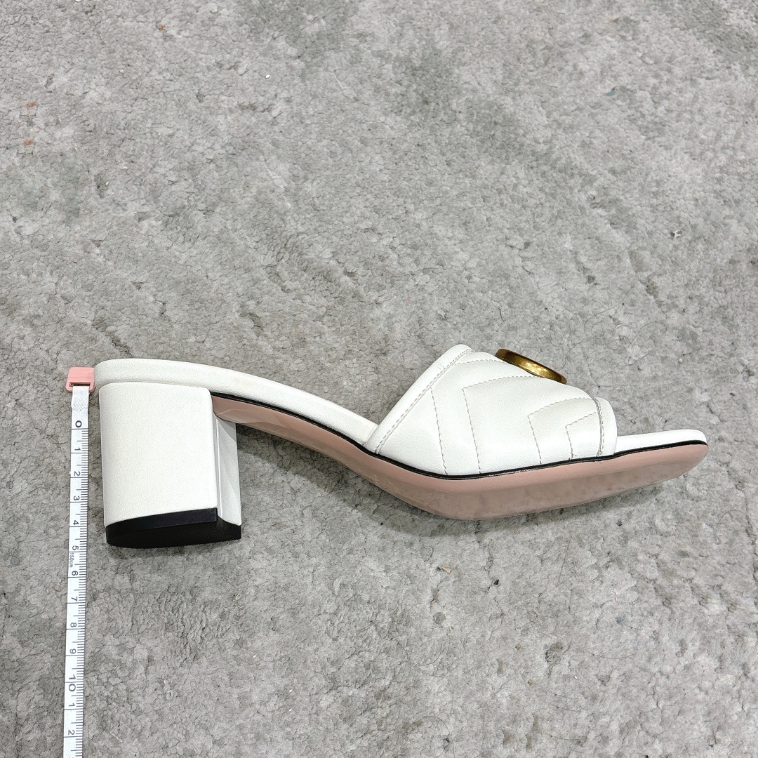 🌾G678所见即所得代购级别顶级版本 GUCCI古驰女士厚底拖鞋包头穆勒鞋拖鞋火爆全网100周年秀场大爆