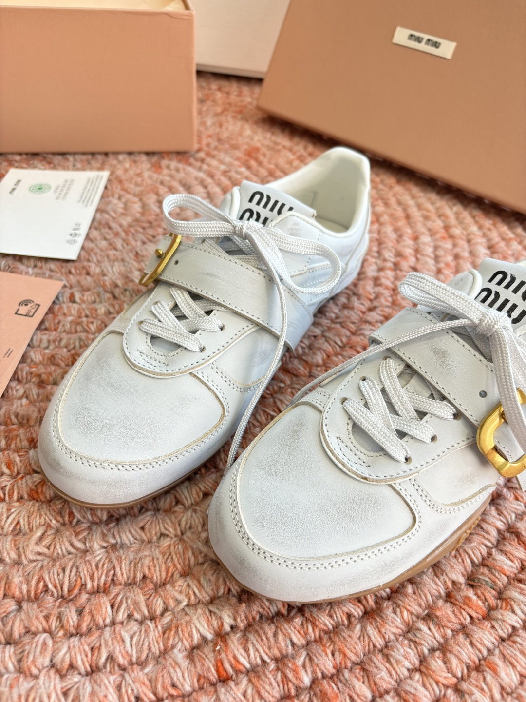 🌾G261所见即所得顶级品质Miu Mi* deck shoes 麂皮玛丽珍小皮鞋乐福鞋miumiu家新