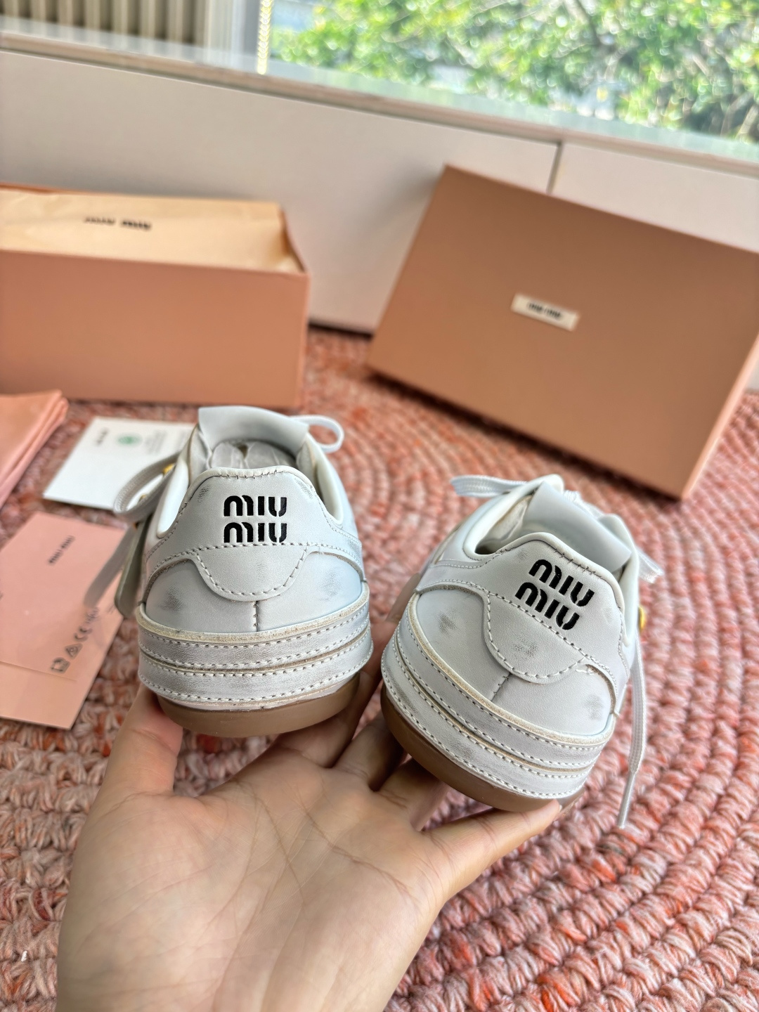 🌾G261所见即所得顶级品质Miu Mi* deck shoes 麂皮玛丽珍小皮鞋乐福鞋miumiu家新