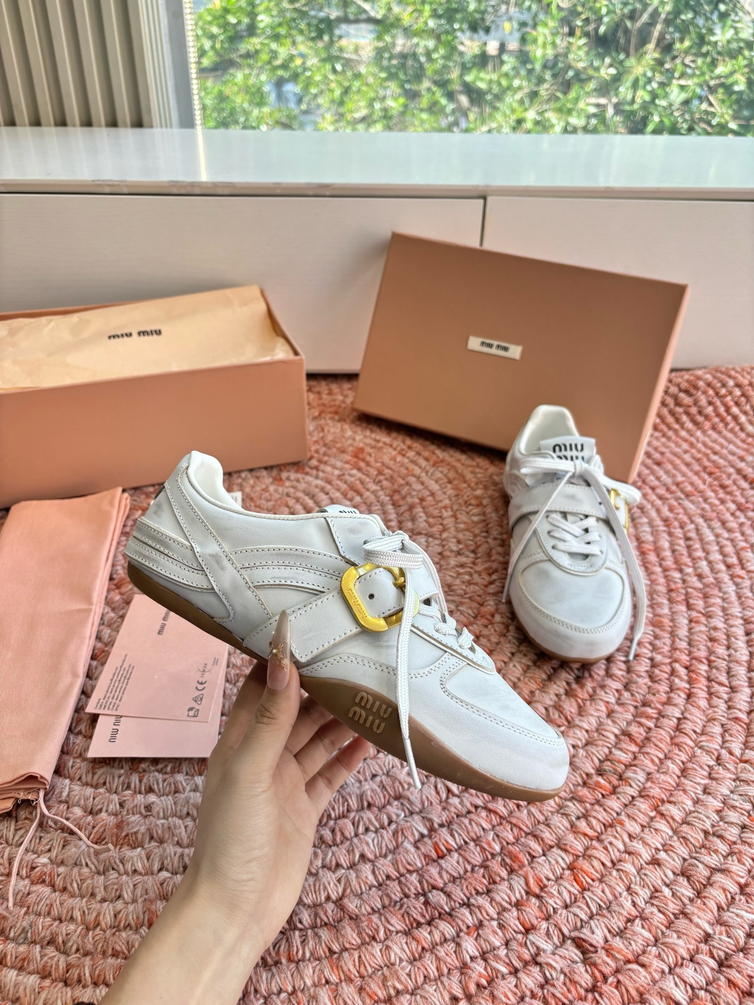 🌾G261所见即所得顶级品质Miu Mi* deck shoes 麂皮玛丽珍小皮鞋乐福鞋miumiu家新