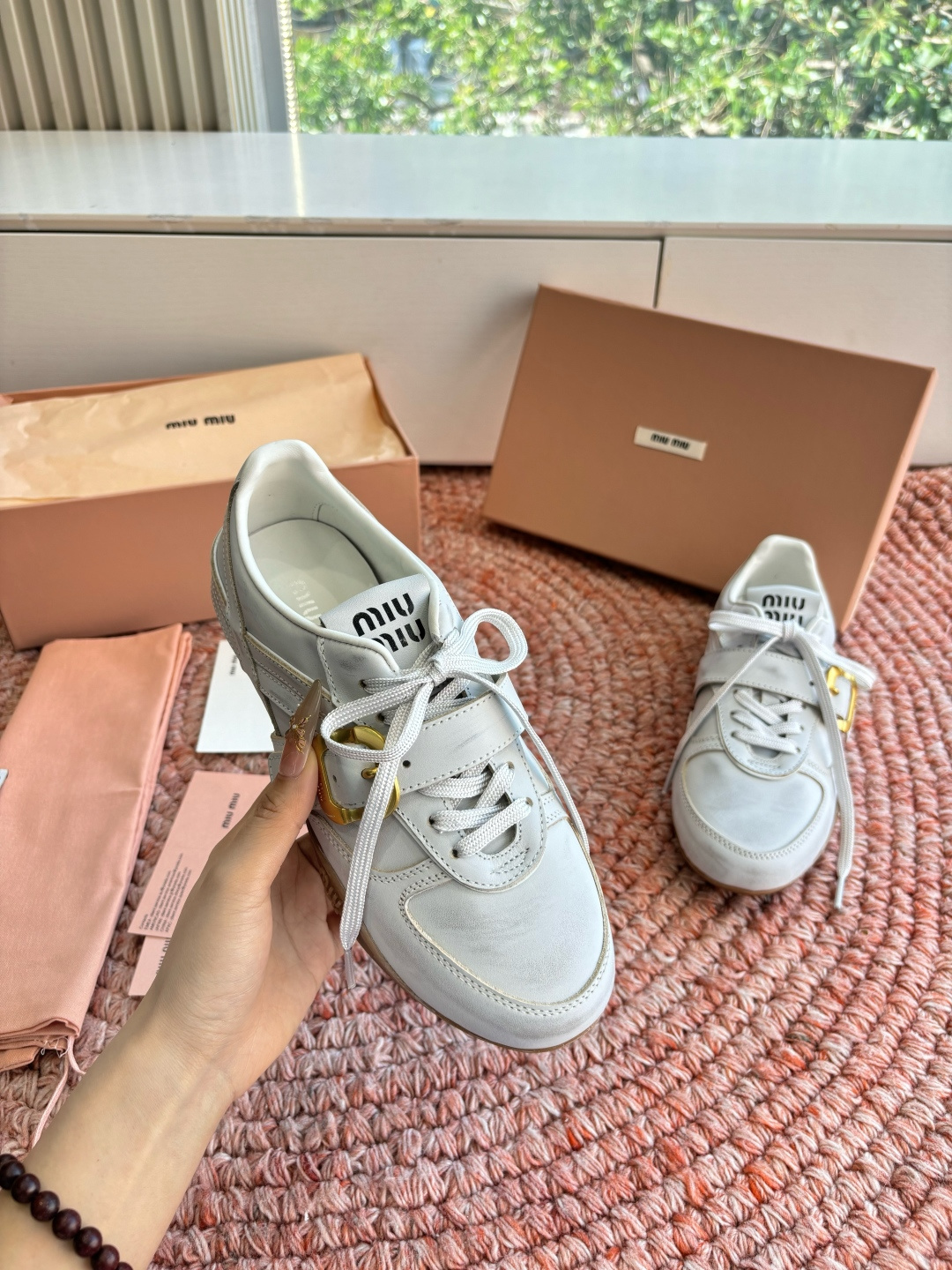 🌾G261所见即所得顶级品质Miu Mi* deck shoes 麂皮玛丽珍小皮鞋乐福鞋miumiu家新