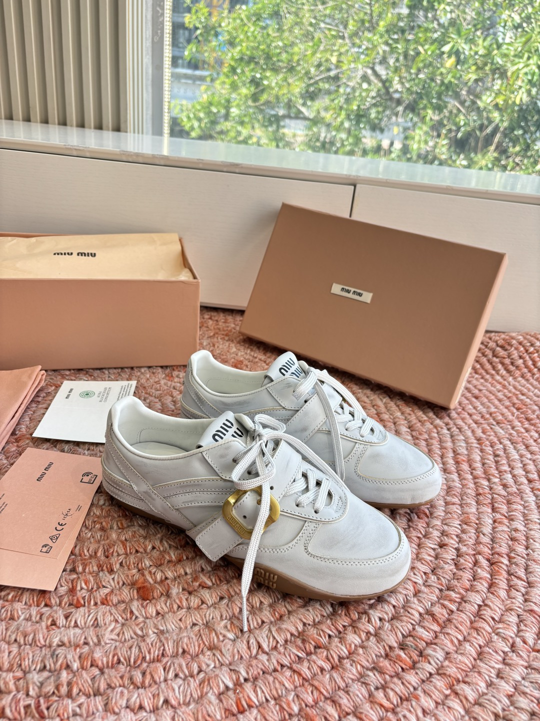 🌾G261所见即所得顶级品质Miu Mi* deck shoes 麂皮玛丽珍小皮鞋乐福鞋miumiu家新