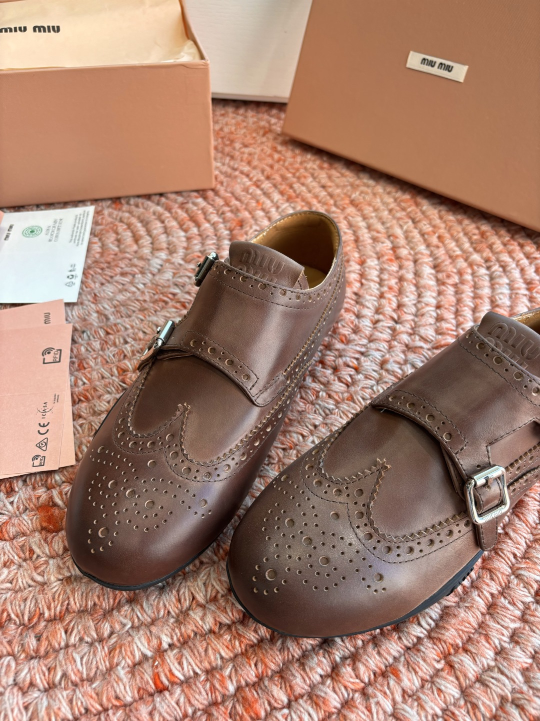 🌾G261所见即所得顶级品质Miu Mi* deck shoes 麂皮玛丽珍小皮鞋乐福鞋miumiu家新
