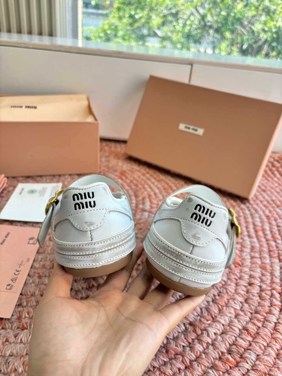 🌾G261所见即所得顶级品质Miu Mi* deck shoes 麂皮玛丽珍小皮鞋乐福鞋miumiu家新