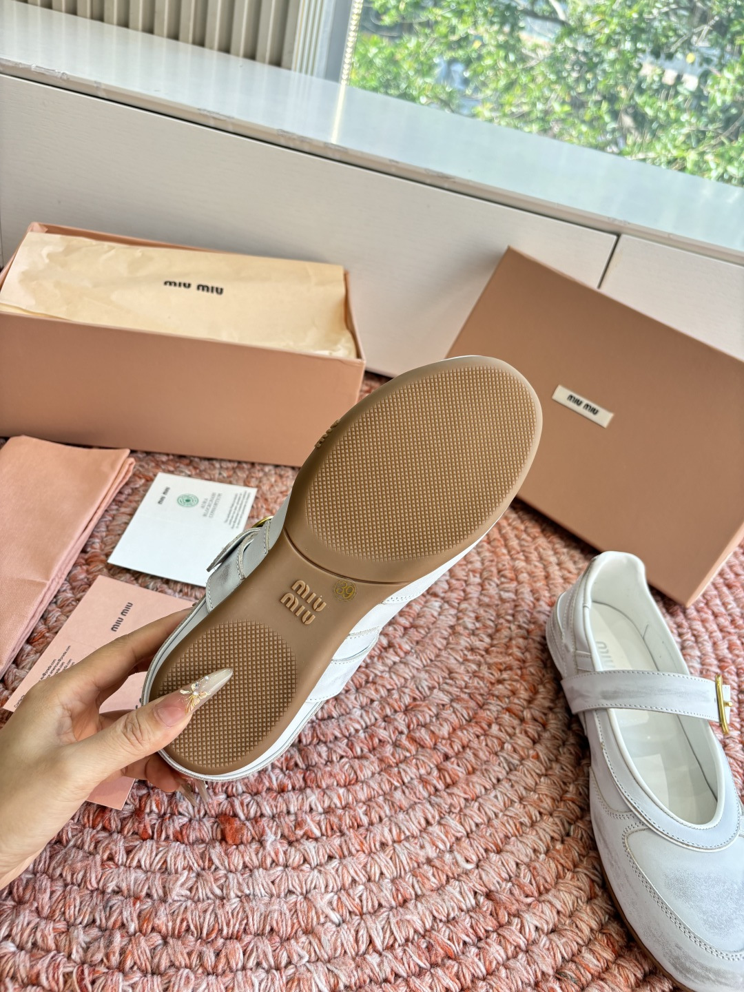 🌾G261所见即所得顶级品质Miu Mi* deck shoes 麂皮玛丽珍小皮鞋乐福鞋miumiu家新