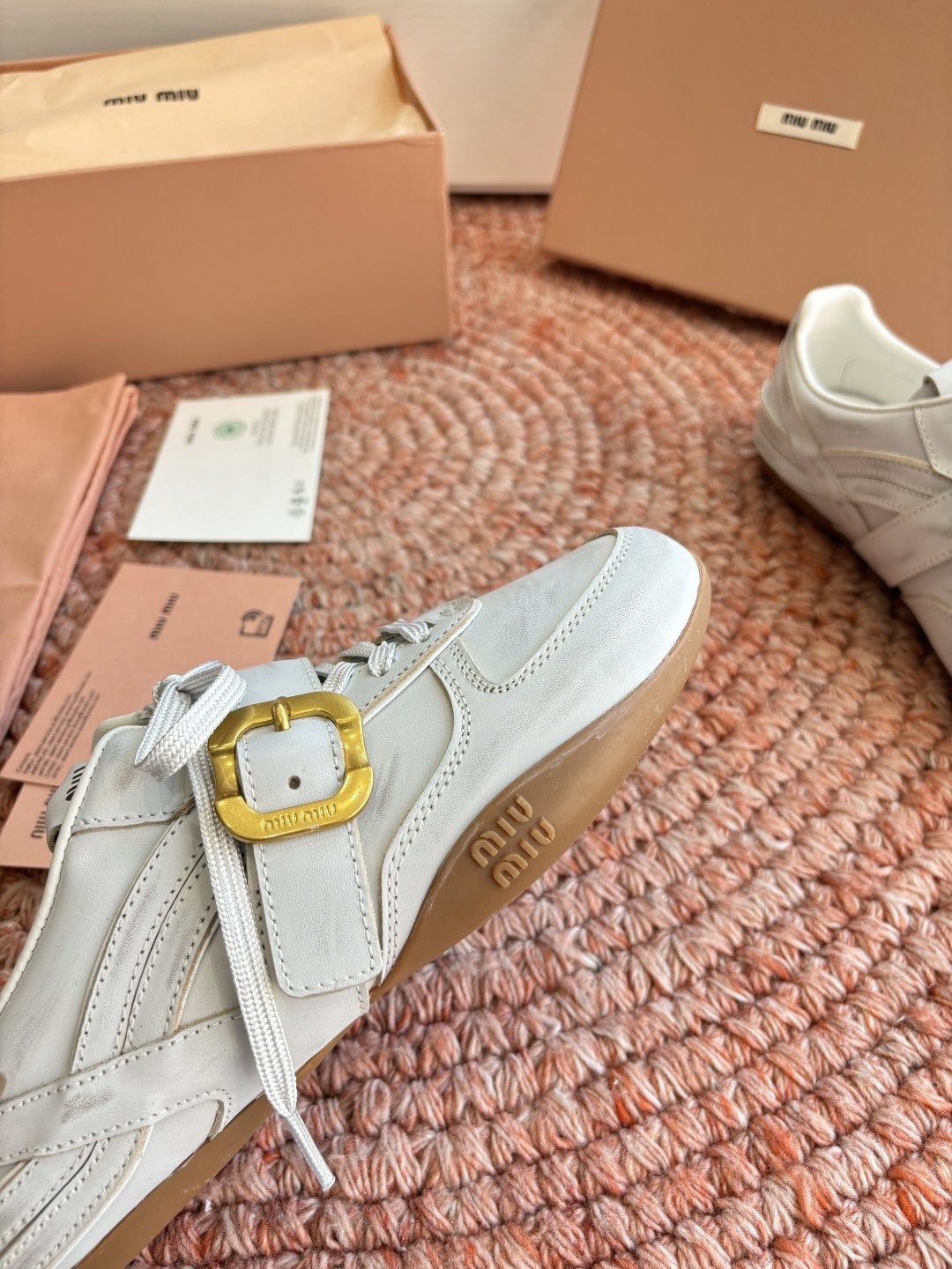 🌾G261所见即所得顶级品质Miu Mi* deck shoes 麂皮玛丽珍小皮鞋乐福鞋miumiu家新