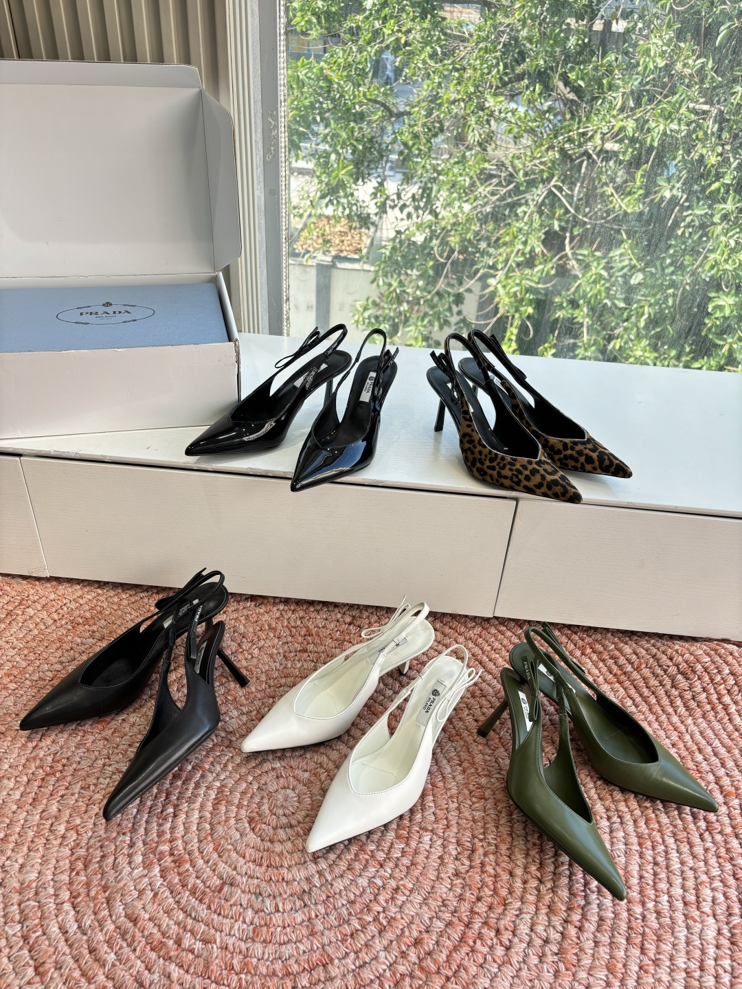 🌾飞机盒G887prada普拉达2026最新春夏新款玛丽珍单鞋凉鞋单鞋复古时髦鞋面，让整双鞋轻便舒适 鲜