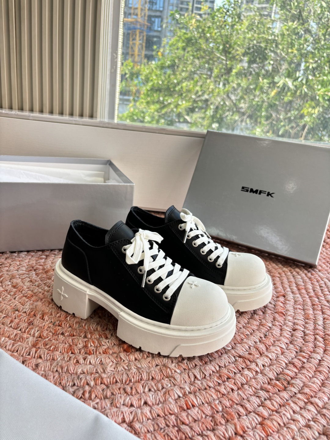 🌾所见即所得G029顶级版SMFK十字2026早春新款厚底运动鞋👟专柜断货王，一眼心动💓质感拉满，上脚无