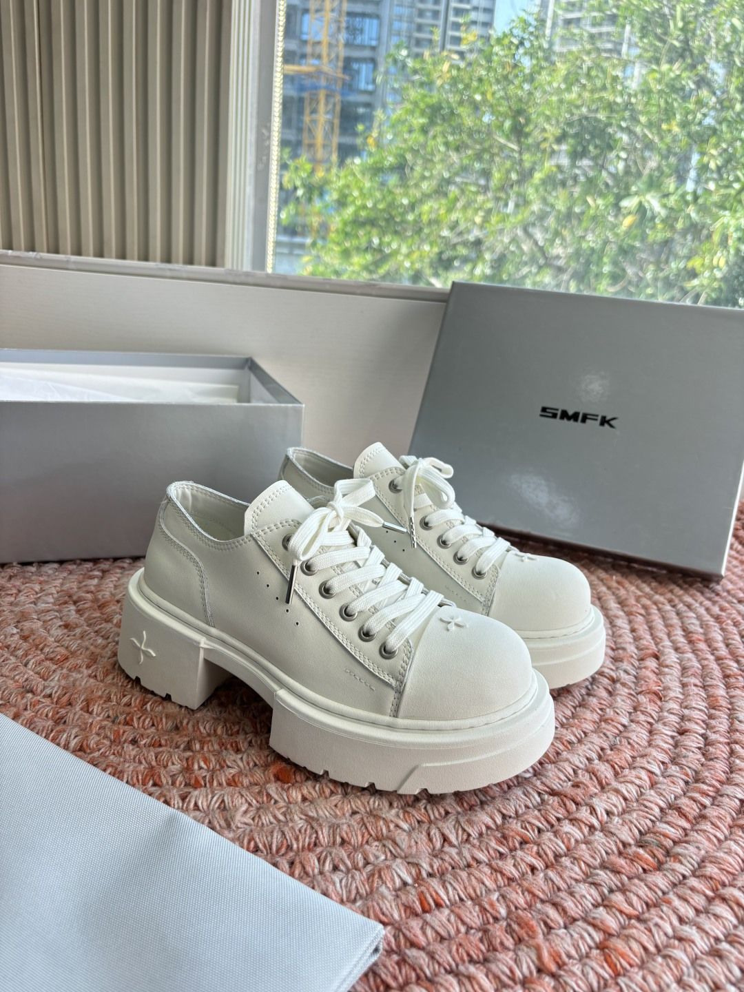 🌾所见即所得G029顶级版SMFK十字2026早春新款厚底运动鞋👟专柜断货王，一眼心动💓质感拉满，上脚无