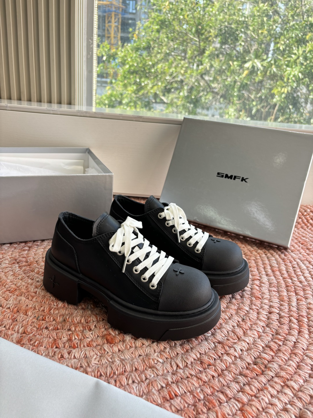 🌾所见即所得G029顶级版SMFK十字2026早春新款厚底运动鞋👟专柜断货王，一眼心动💓质感拉满，上脚无