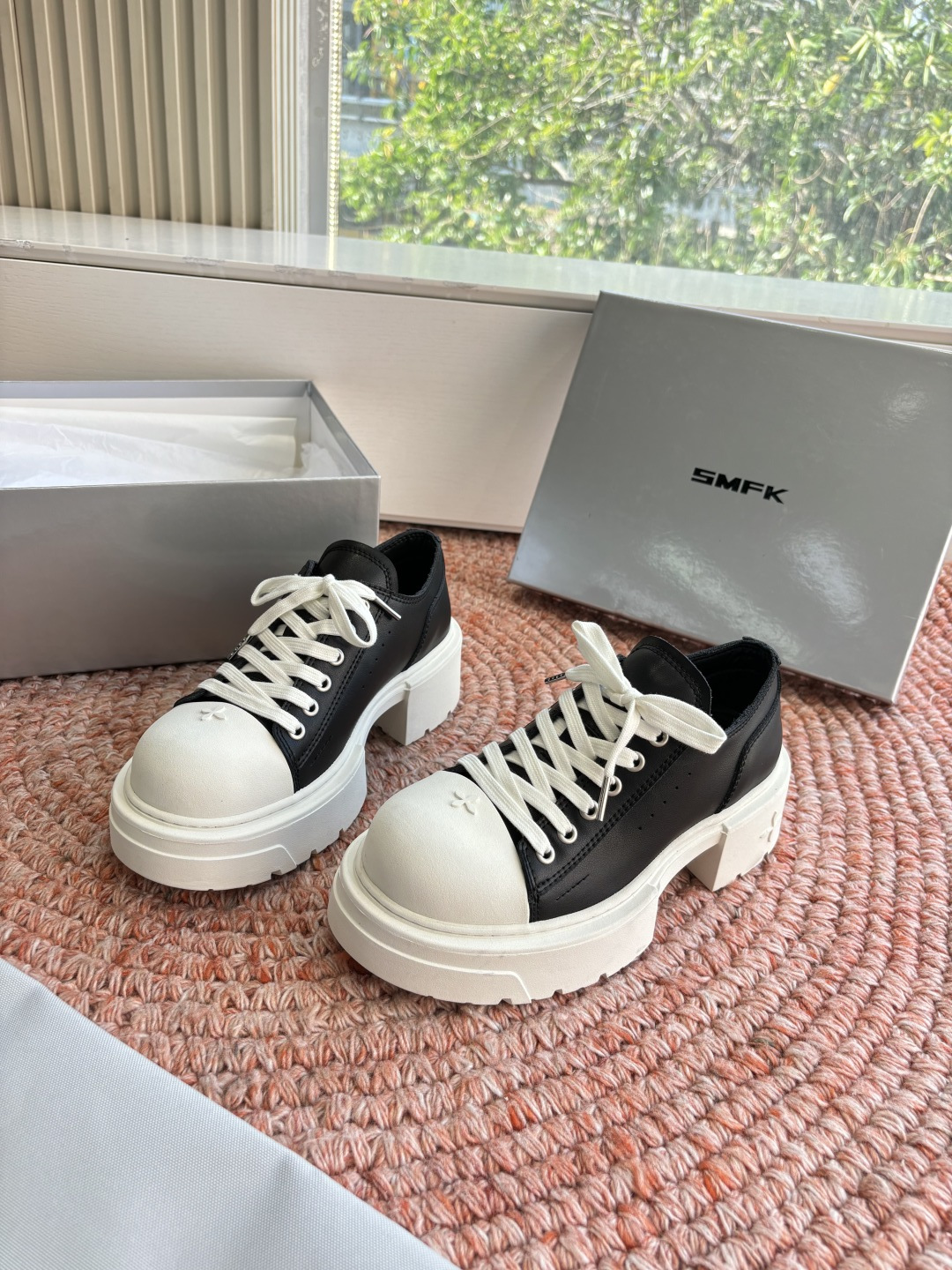 🌾所见即所得G029顶级版SMFK十字2026早春新款厚底运动鞋👟专柜断货王，一眼心动💓质感拉满，上脚无