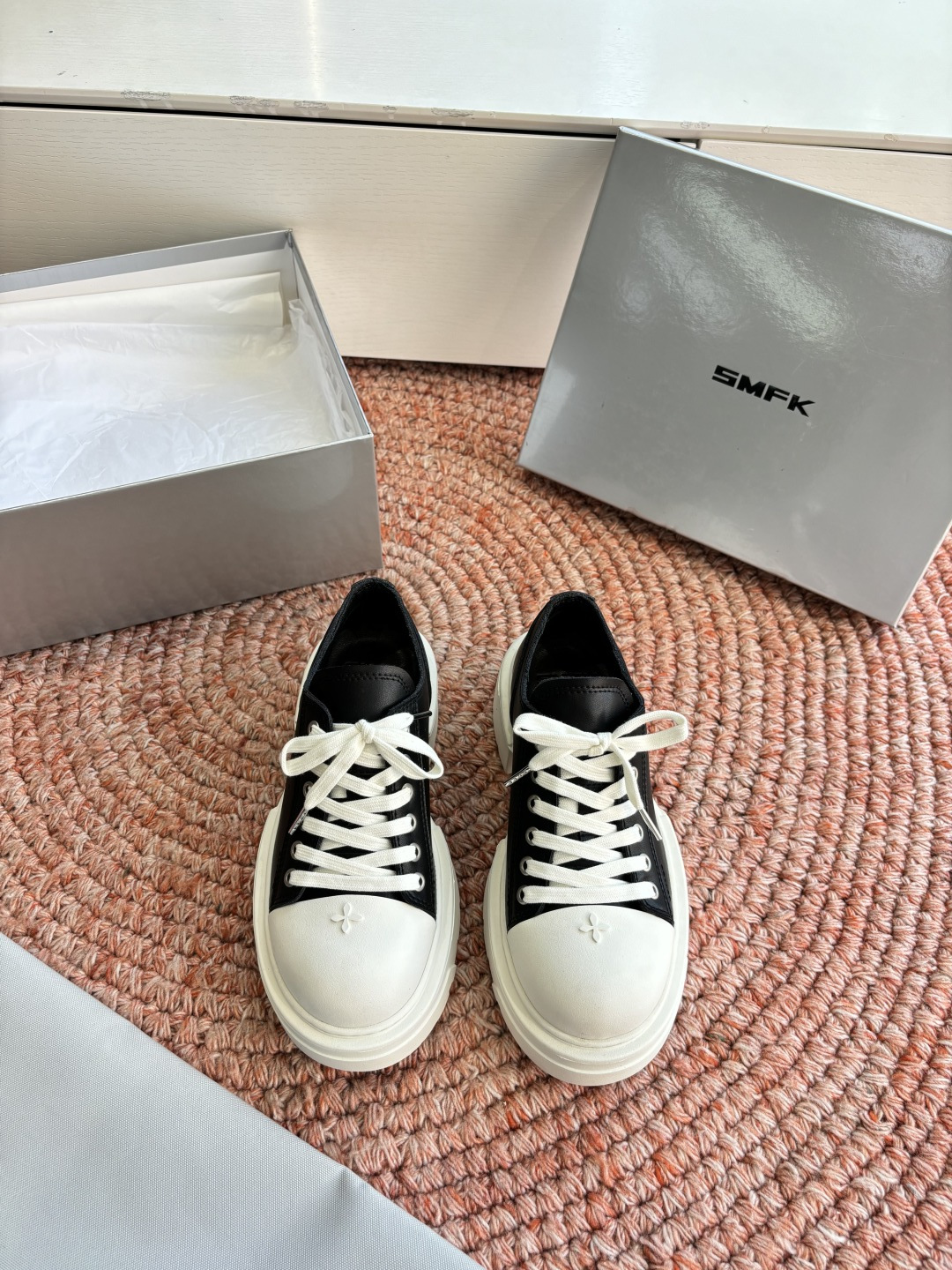 🌾所见即所得G029顶级版SMFK十字2026早春新款厚底运动鞋👟专柜断货王，一眼心动💓质感拉满，上脚无