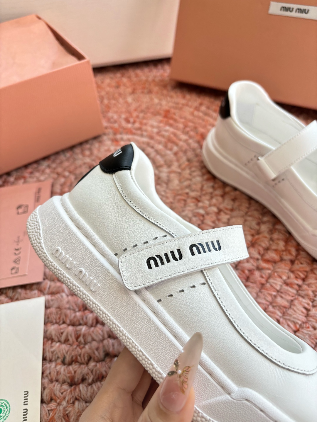 🌾G024所见即所得顶级品质Miu Mi* deck shoes 麂皮玛丽珍乐福鞋miumiu家新款de