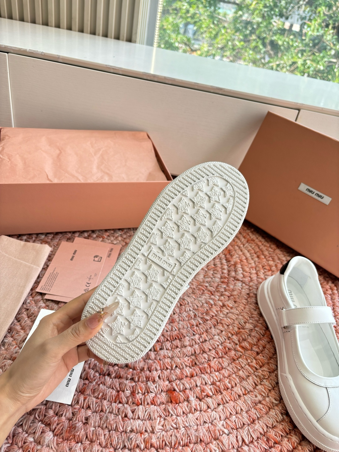 🌾G024所见即所得顶级品质Miu Mi* deck shoes 麂皮玛丽珍乐福鞋miumiu家新款de