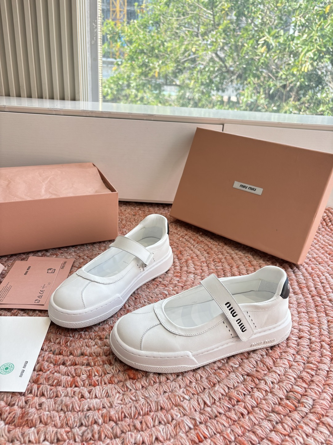 🌾G024所见即所得顶级品质Miu Mi* deck shoes 麂皮玛丽珍乐福鞋miumiu家新款de